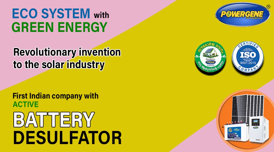 India’s First Solar Battery Desulfator by Powergene